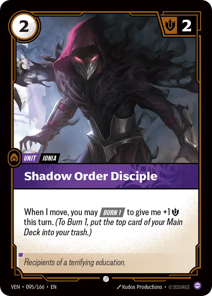 Shadow Order Disciple · Vendetta