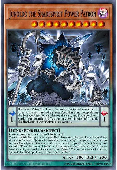 Junoldo the Shadespirit Power Patron