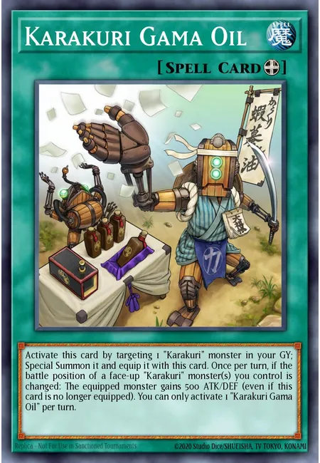 Karakuri Gama Oil