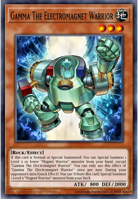 Gamma The Electromagnet Warrior
