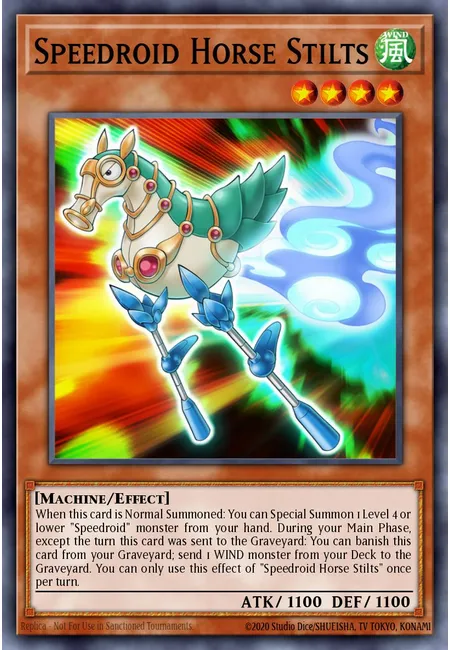 Velocidaroide Cavalo de Estacas