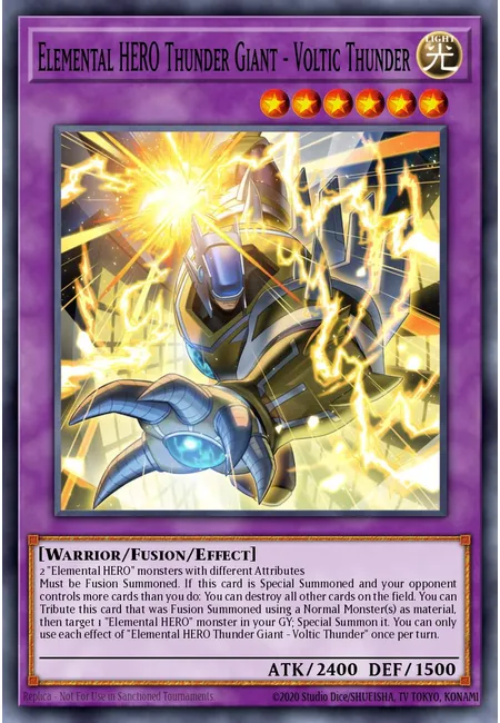Elemental HERO Thunder Giant - Voltic Thunder