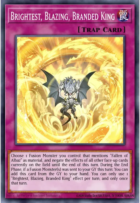 Brightest, Blazing, Branded King