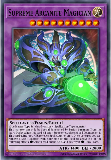 Supreme Arcanite Magician · Starstrike Blast