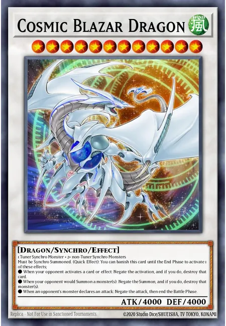Cosmic Blazar Dragon