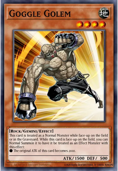 Goggle Golem · Tactical Evolution