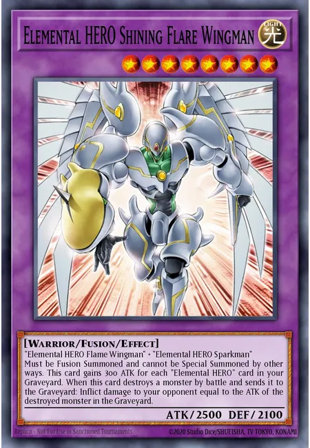 Elemental HERO Shining Flare Wingman