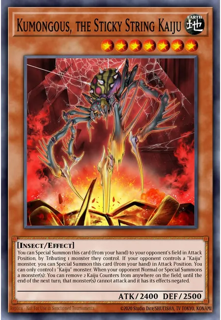 Kumongous, the Sticky String Kaiju