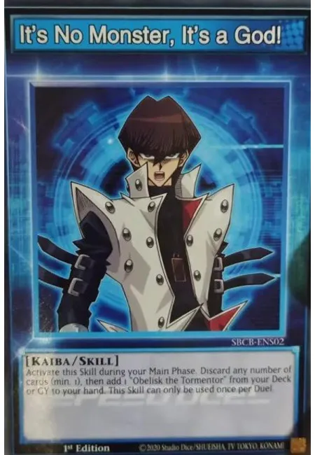 It's No Monster, It's a God! · Speed Duel: Battle City Box