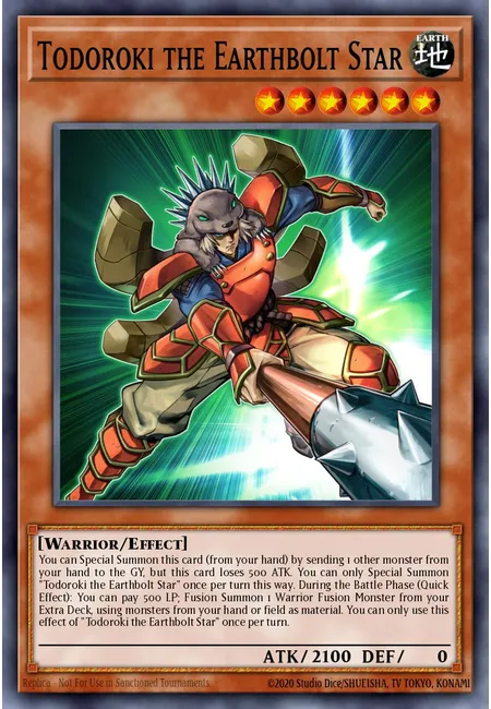 Todoroki the Earthbolt Star · Battles of Legend: Crystal Revenge