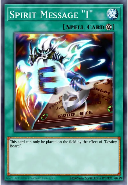 Spirit Message "I"