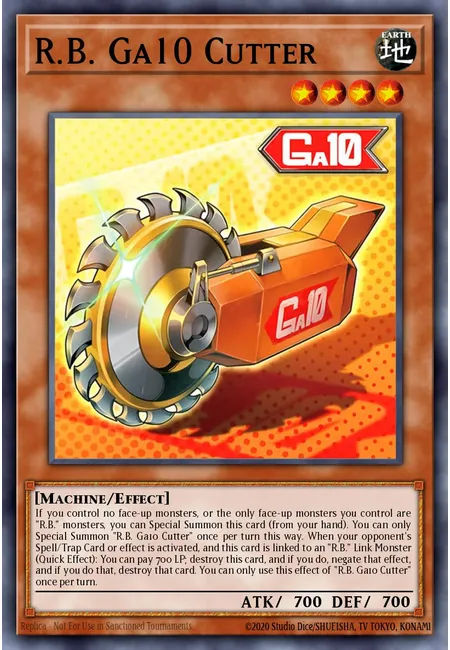 R.B. Ga10 Cutter · R.B.