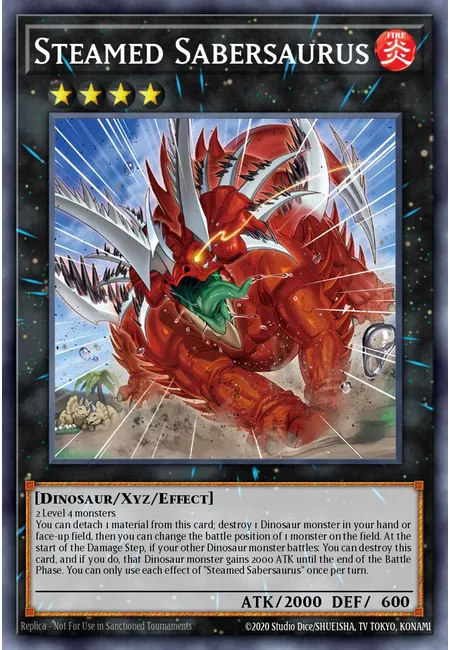 Steamed Sabersaurus