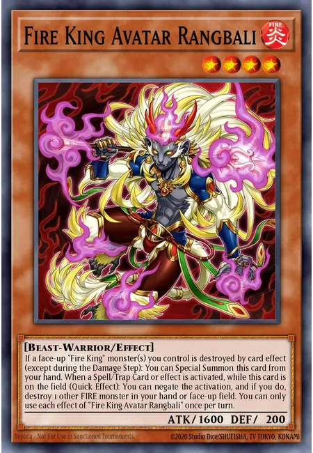 Fire King Avatar Rangbali
