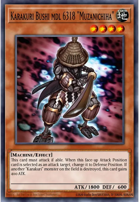 Karakuri Bushi mdl 6318 "Muzanichiha" · Starstrike Blast