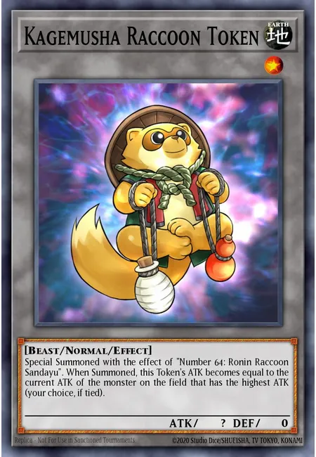 Kagemusha Raccoon Token · Beast