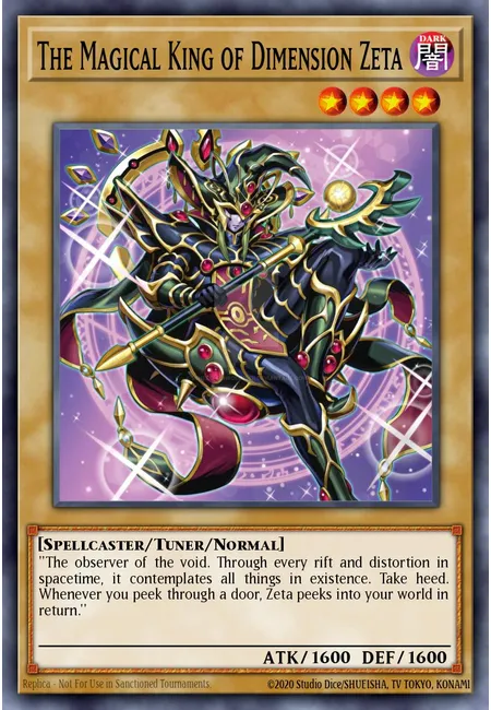 The Magical King of Dimension Zeta · Spellcaster