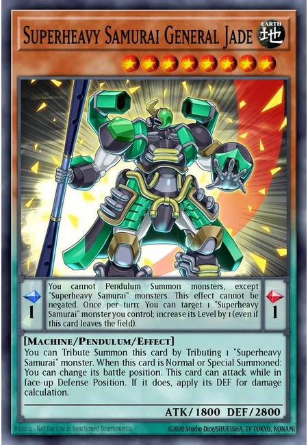 Superheavy Samurai General Jade