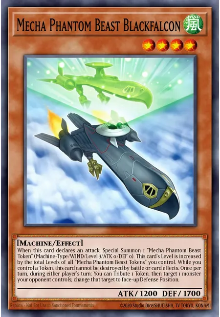 Besta Fantasma Mecha Falcão Negro