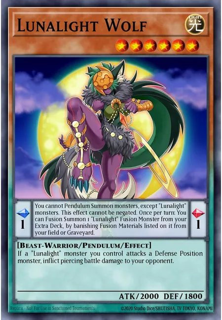Lunalight Wolf · Legendary Arc-V Decks