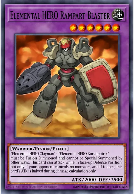 Elemental HERO Rampart Blaster