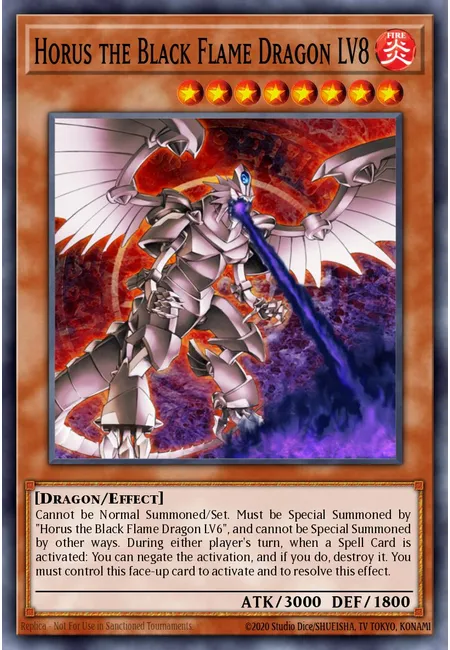 Horus, o Dragão da Chama Negra LV8
