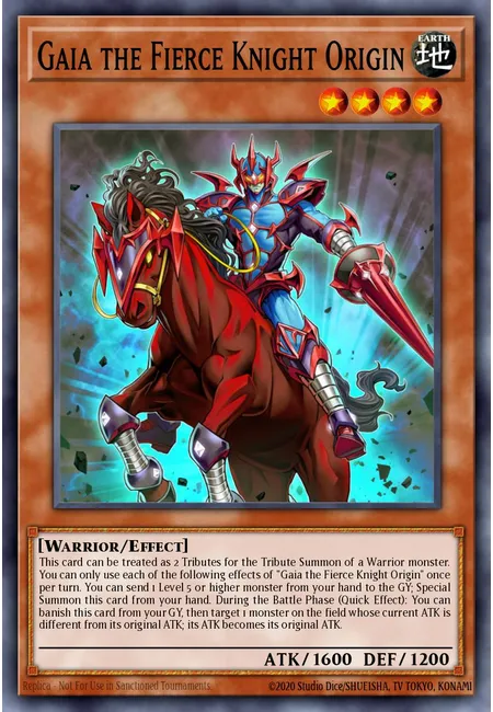 Gaia the Fierce Knight Origin