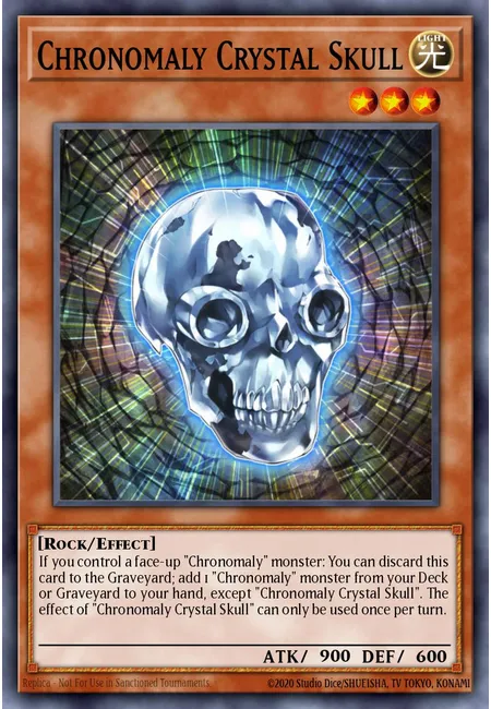 Chronomaly Crystal Skull · Return of the Duelist