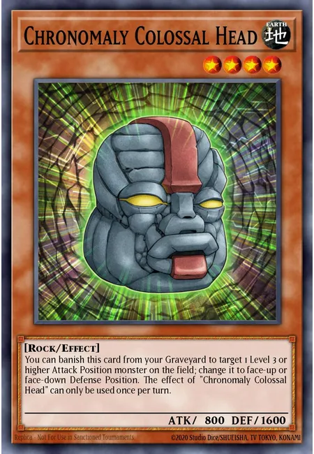 Cronomalia Cabeça Colossal · Return of the Duelist