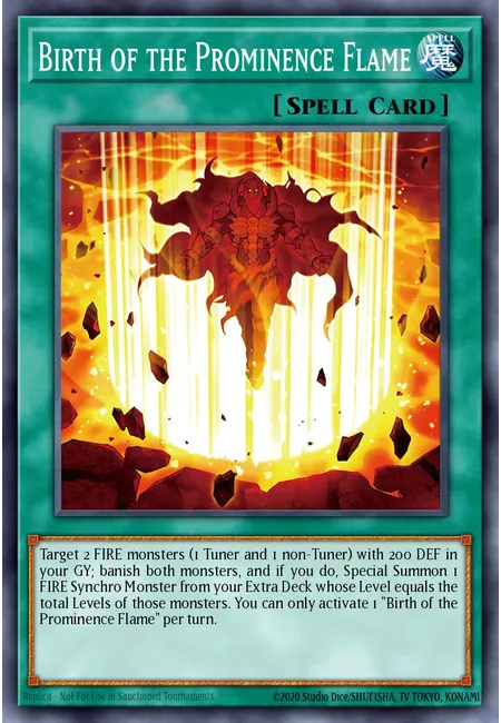 Birth of the Prominence Flame · Lightning Overdrive
