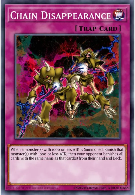 Chain Disappearance