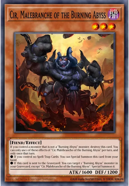 Cir, Malebranche of the Burning Abyss