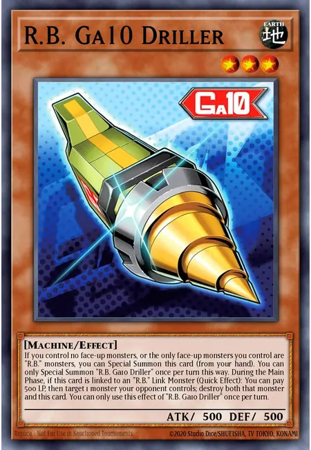 R.B. Ga10 Driller · R.B.