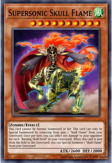 Supersonic Skull Flame · Yu-Gi-Oh! 5D's Wheelie Breakers Promotional Cards