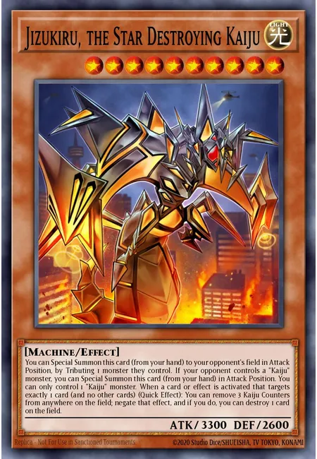 Jizukiru, o Kaiju Destruidor de Estrelas