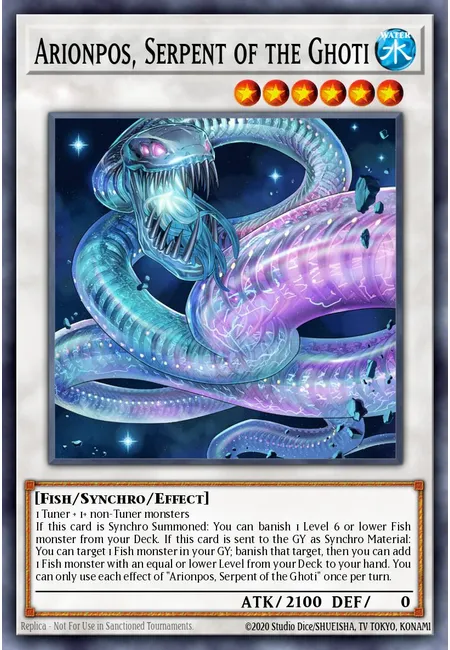 Arionpos, Serpent of the Ghoti · Darkwing Blast