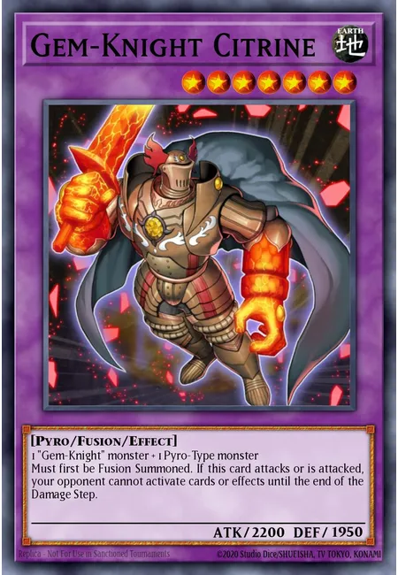 Gem-Knight Citrine