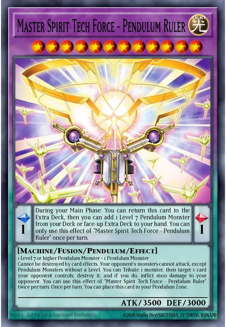 Master Spirit Tech Force - Pendulum Ruler · Magnificent Monsters