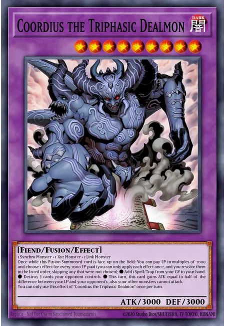 Coordius, o Dealmon Trifásico