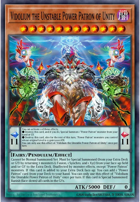 Vidolium the Unstable Power Patron of Unity