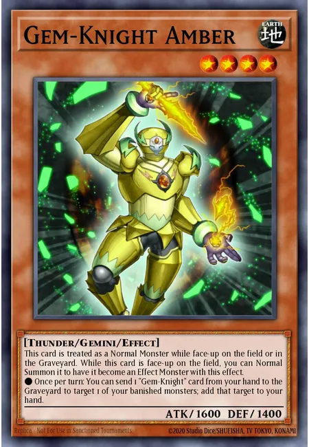Gem-Knight Amber