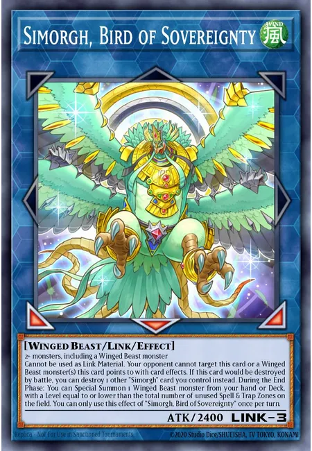 Simorgh, Pássaro da Soberania · Duel Overload