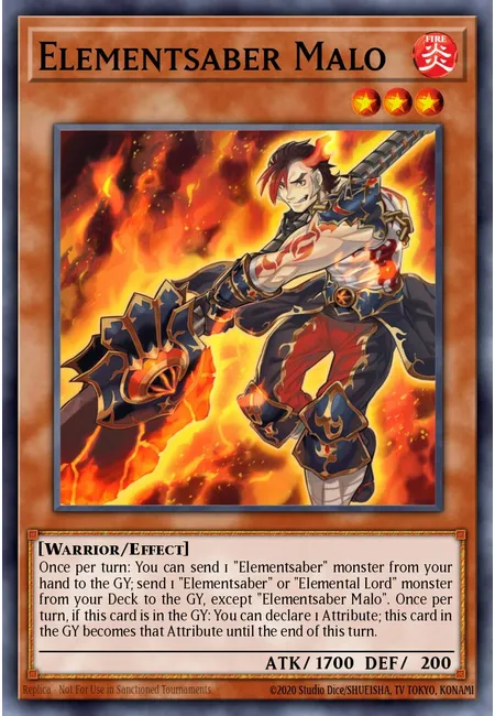 Elementsaber Malo · Flames of Destruction
