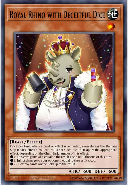 Royal Rhino with Deceitful Dice · Phantom Nightmare