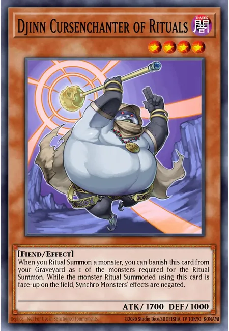 Djinn, o Praguejador de Rituais