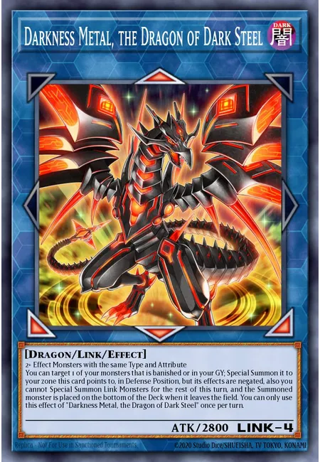 Darkness Metal, the Dragon of Dark Steel