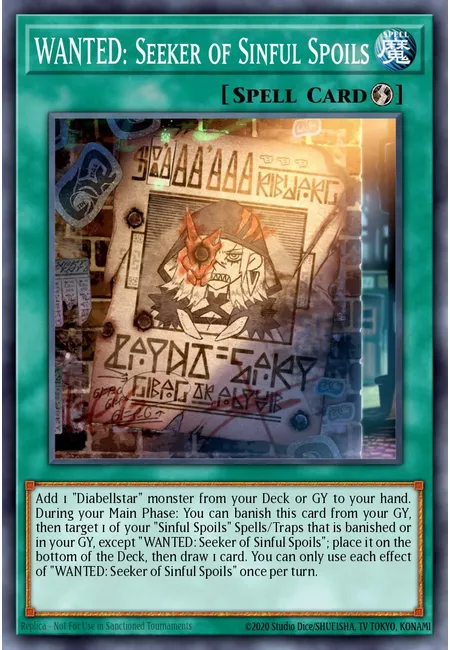 WANTED: Seeker of Sinful Spoils