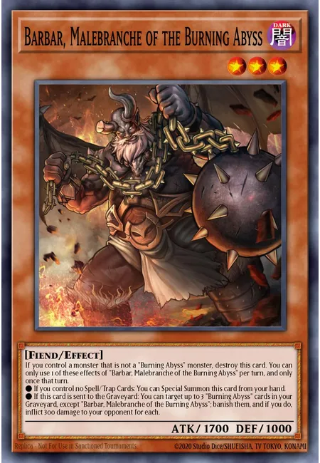 Barbar, Malebranche of the Burning Abyss