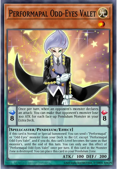 Performapal Odd-Eyes Valet