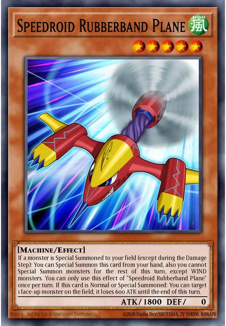 Velocidaroide Avião Elástico